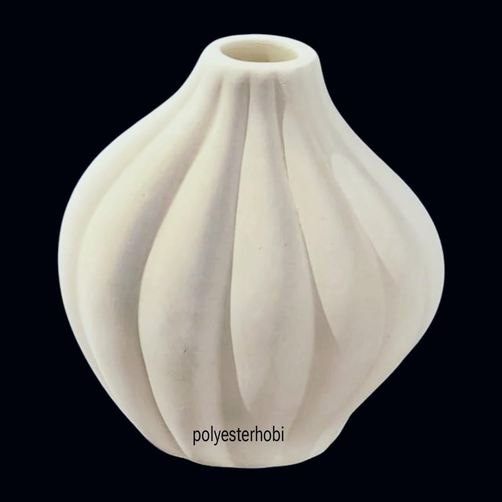 SC 090 - Modern Minimalist Vazo Ham Seramik Dekoratif Obje
