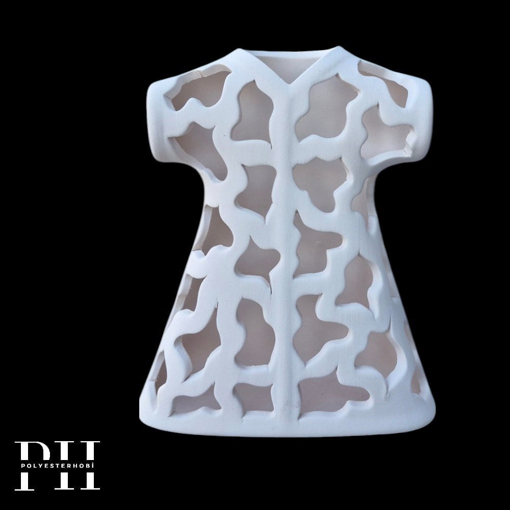 SO 114 - Kaftan  Soyut Tarz  Biblo Ham Seramik Dekoratif Obje