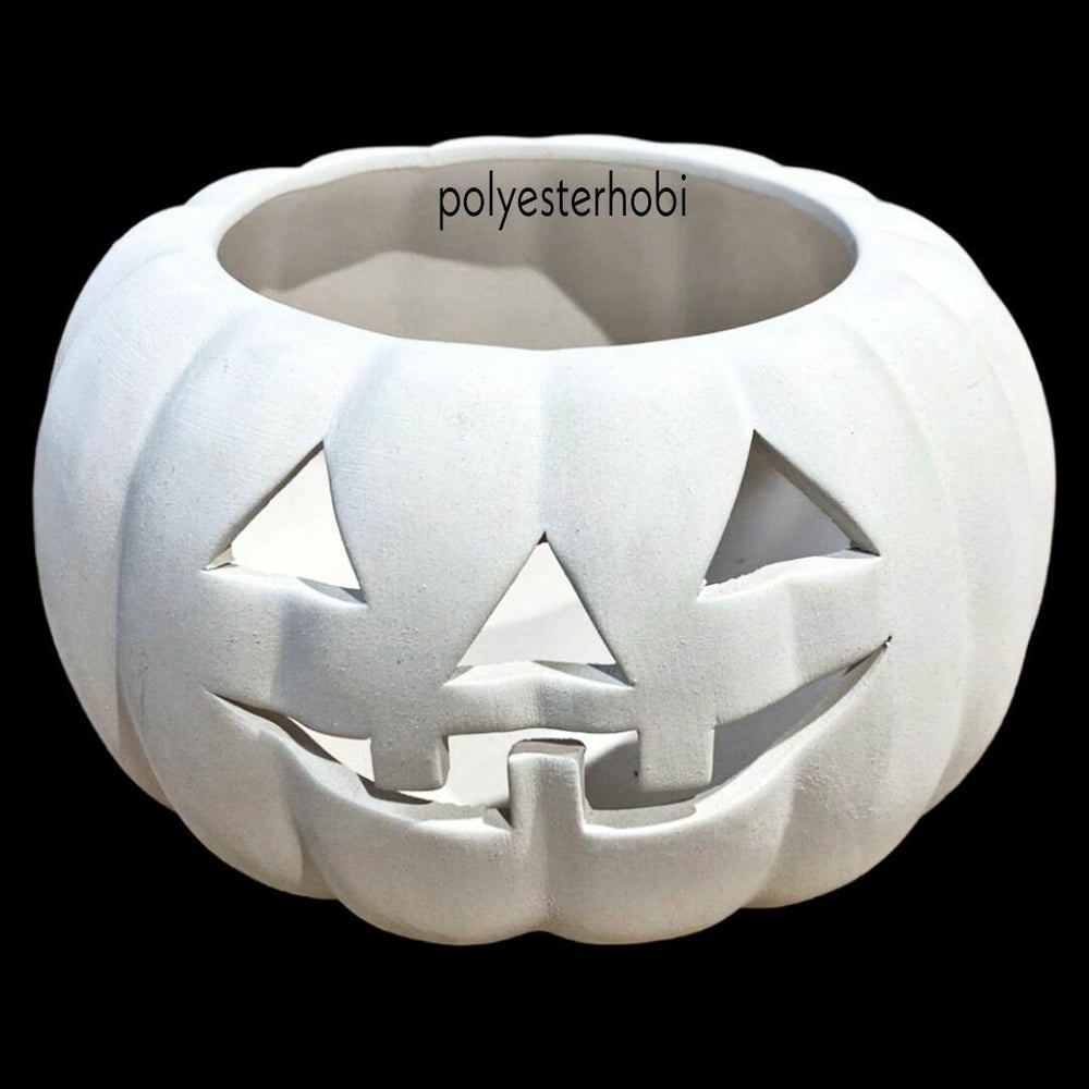 SO 89 - Hallowen Bal Kabak Orta Boy Ham Seramik