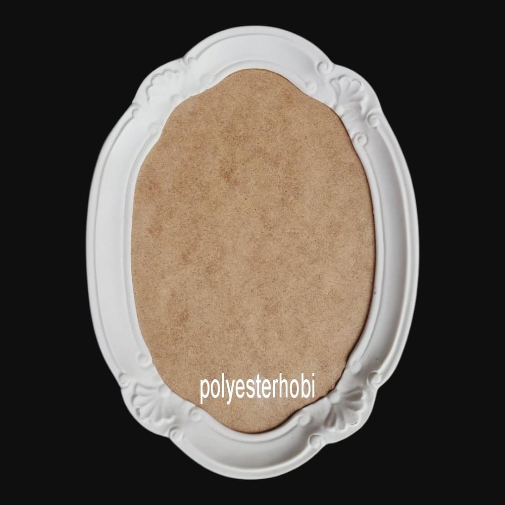 Te 133 - Oymalı Klasik Kahve Tepsisi Ham Ahşap Ve Polyester Obje