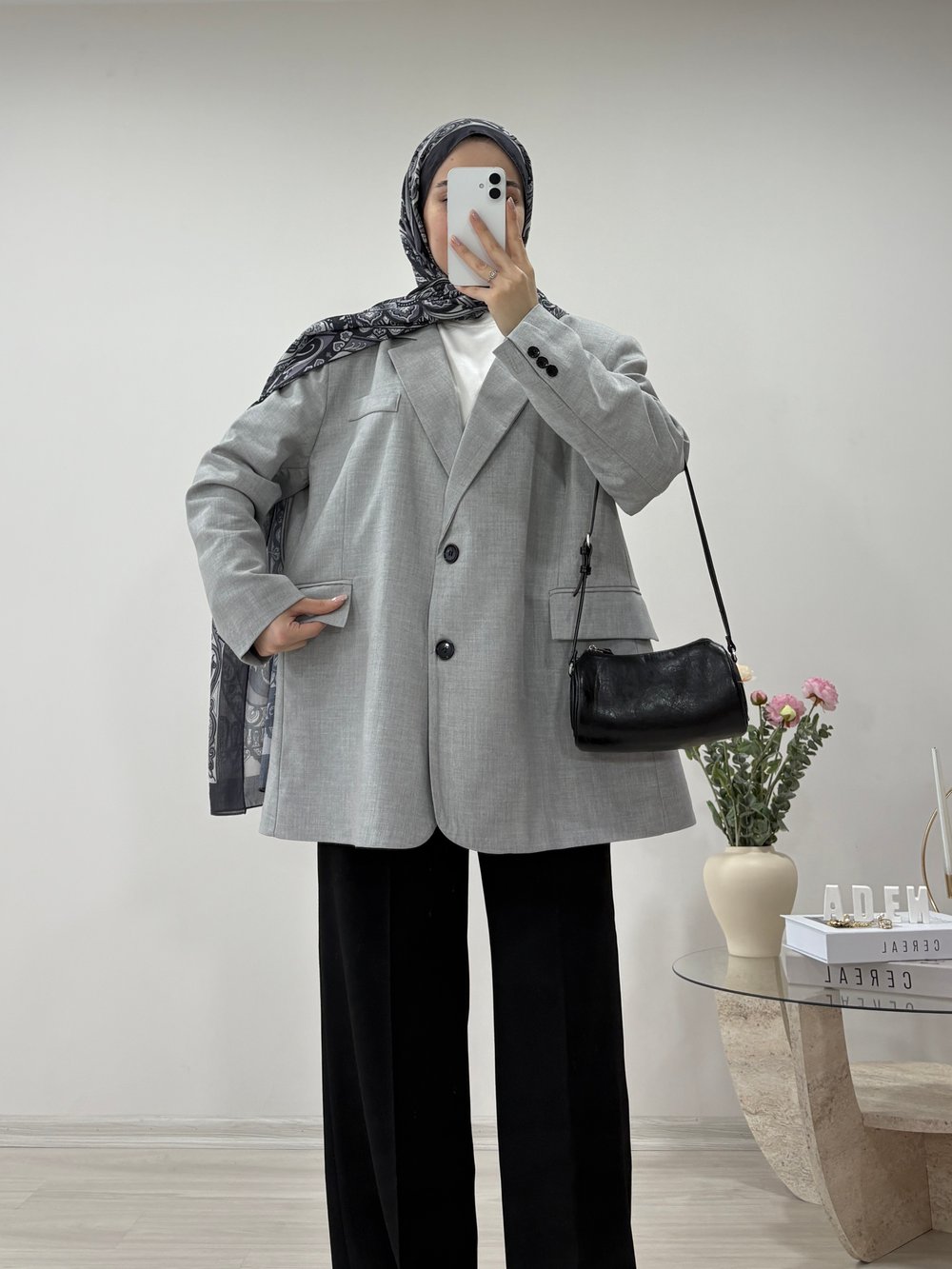 PREMİUM BLAZER CEKET GRİ
