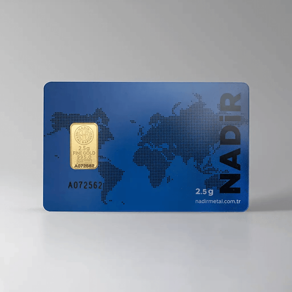 Nadir Gold 24 Ayar 2,5 Gram Külçe Altın