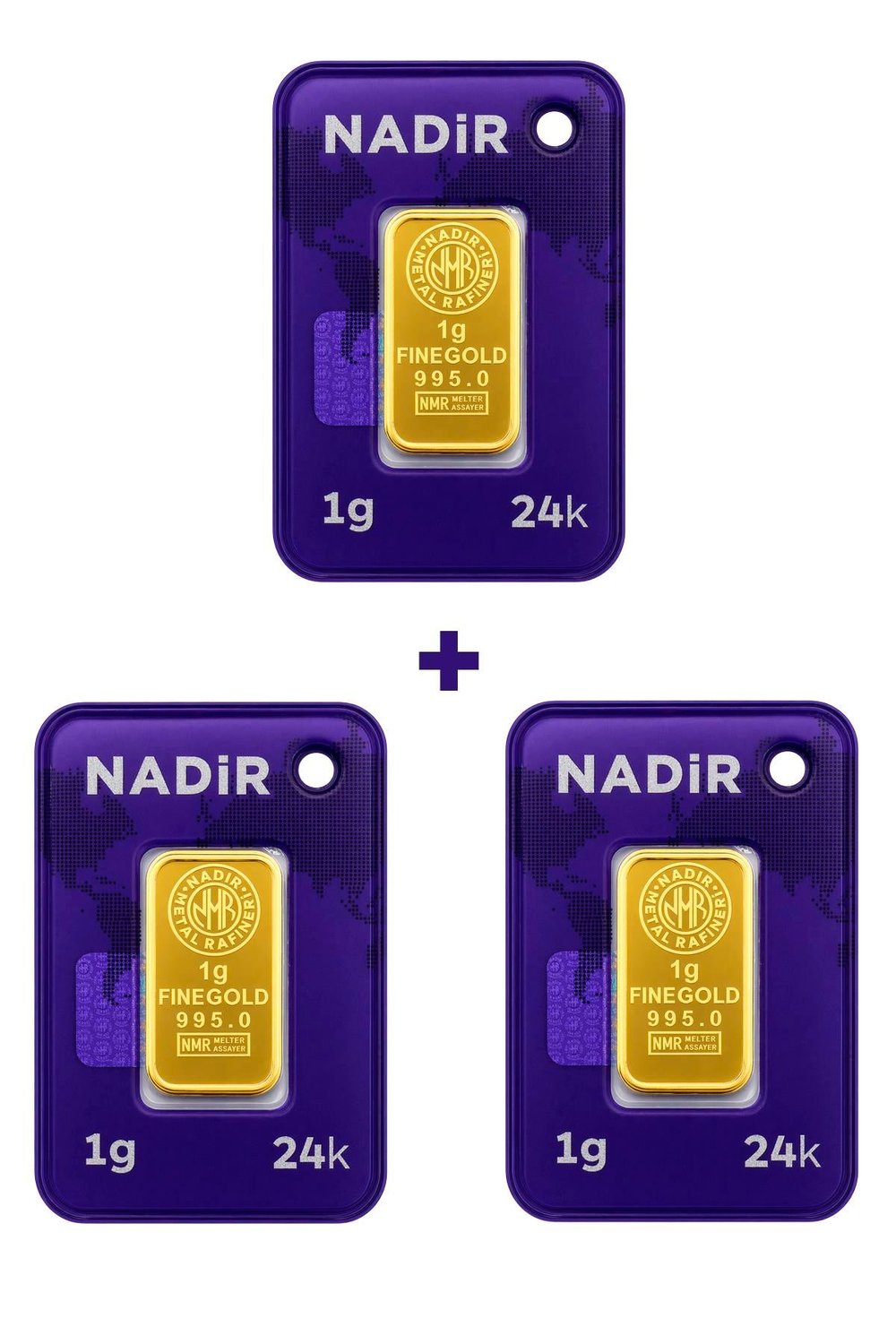 Nadir Gold 24 Ayar 3 Gram Külçe Altın