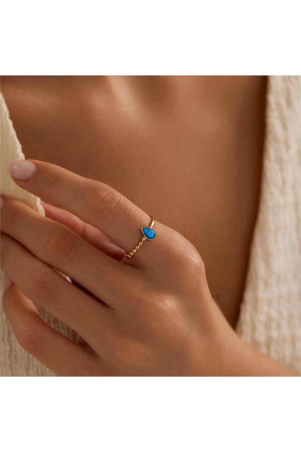 14 Ayar Minimal Yüzük