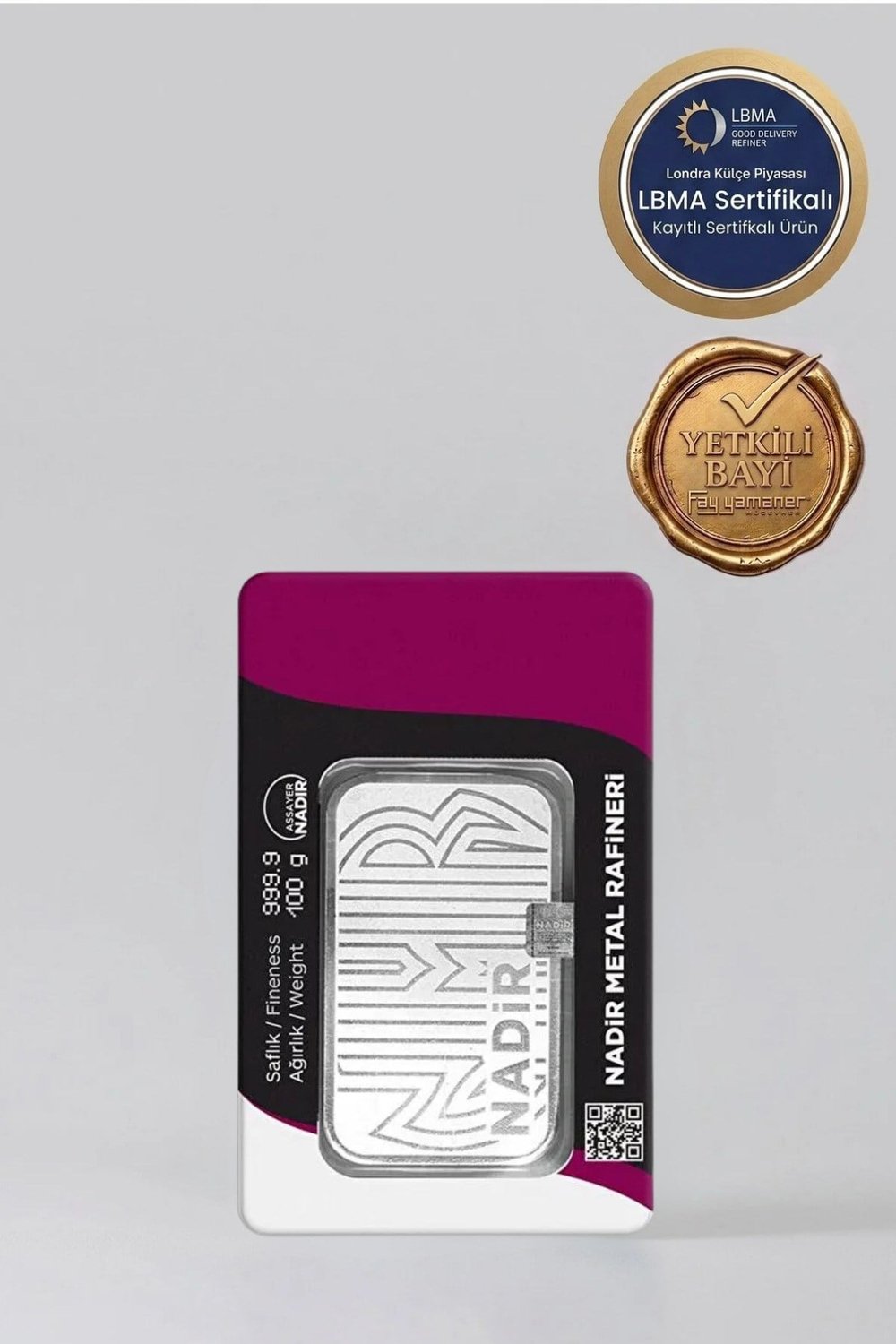 100 gr Külçe Gümüş