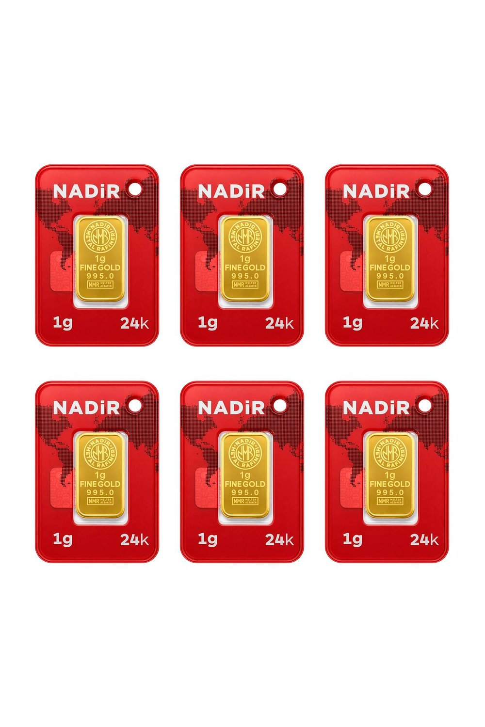Nadir Gold 24 Ayar 6 Gram Külçe Altın