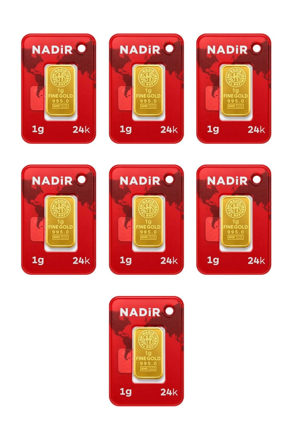 Nadir Gold 24 Ayar 7 Gram Külçe Altın