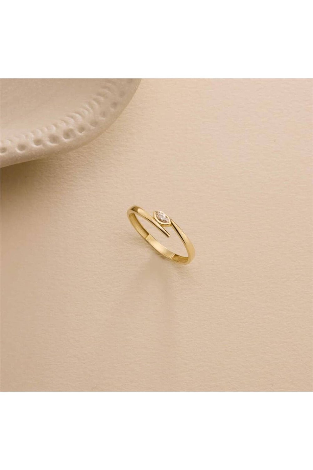 14 Ayar Minimal Yüzük