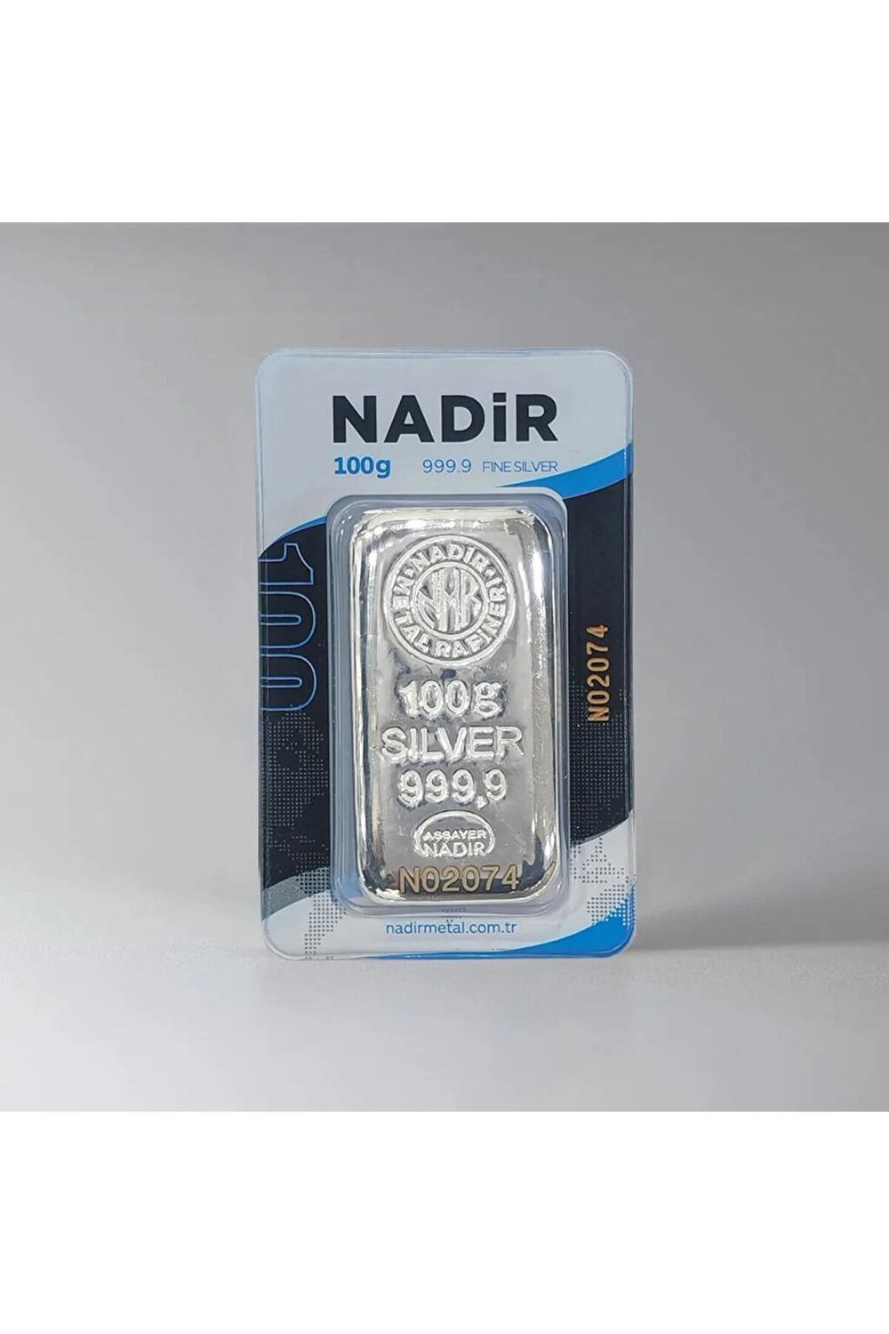 Nadir 100 Gram Külçe Gümüş
