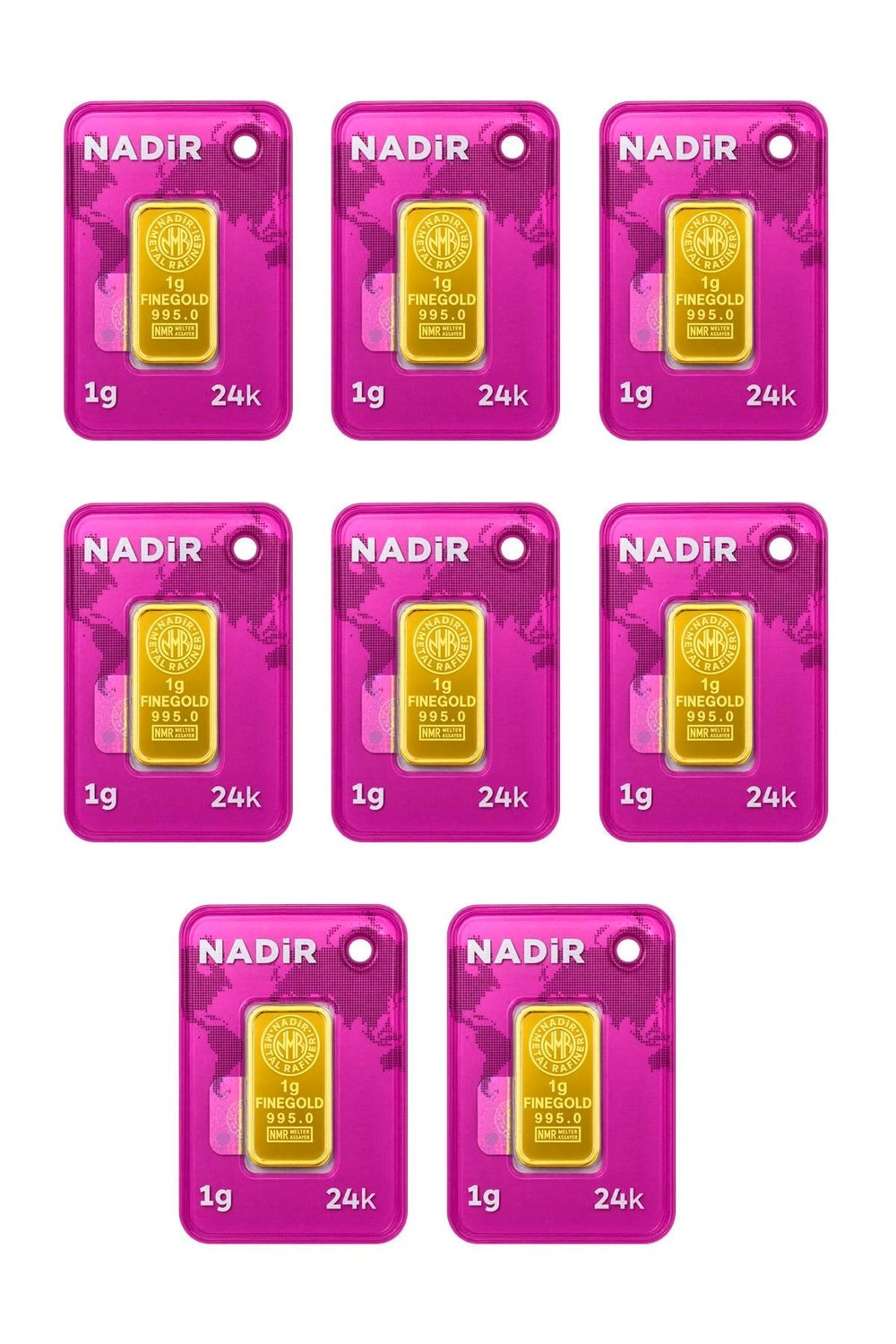 Nadir Gold 24 Ayar 8 Gram Külçe Altın