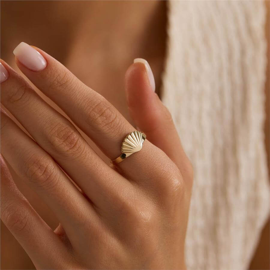14 Ayar Minimal Yüzük