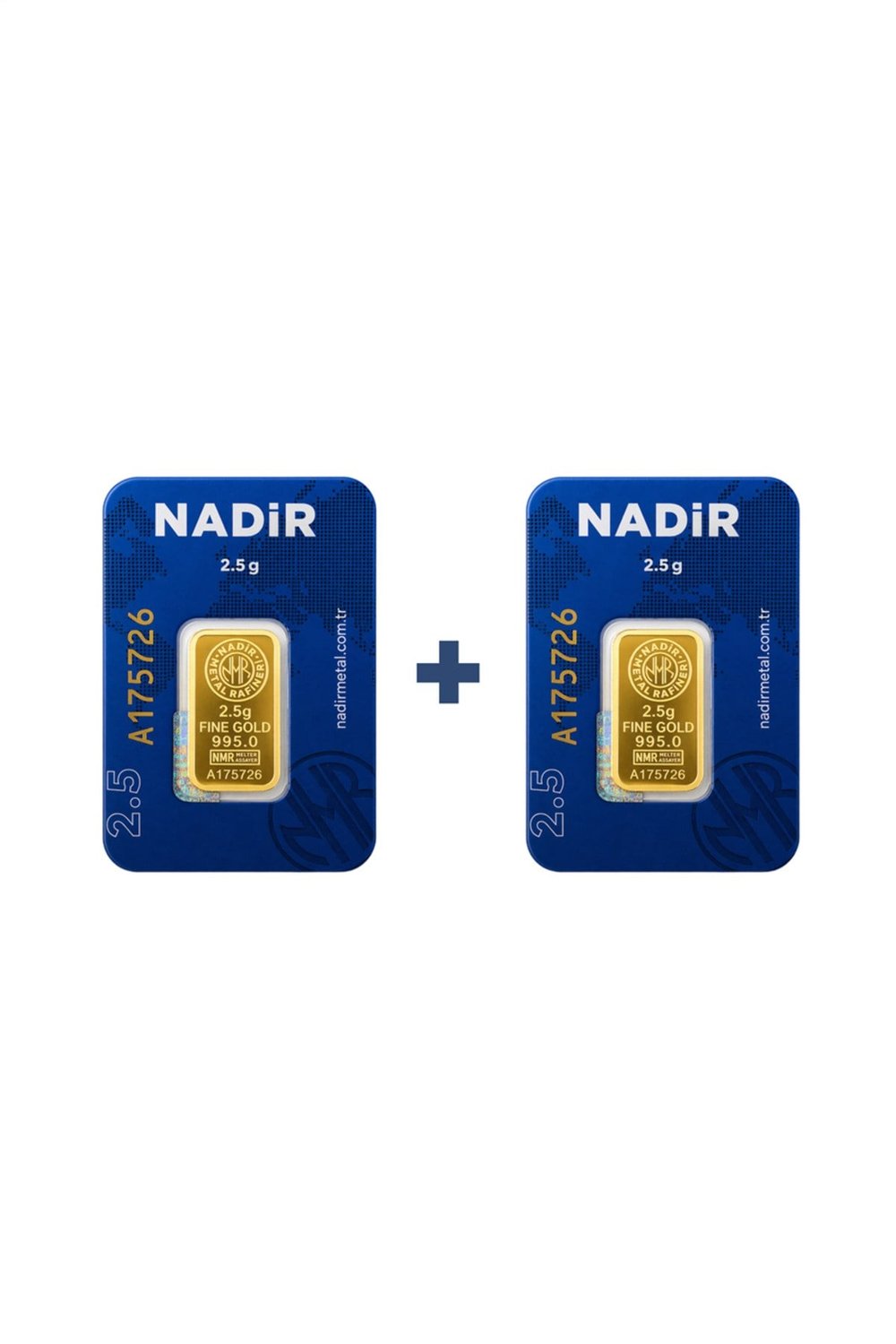 24 Ayar 5 Gram Külçe Altın (2 Adet 2,5 Gram Külçe Altın )