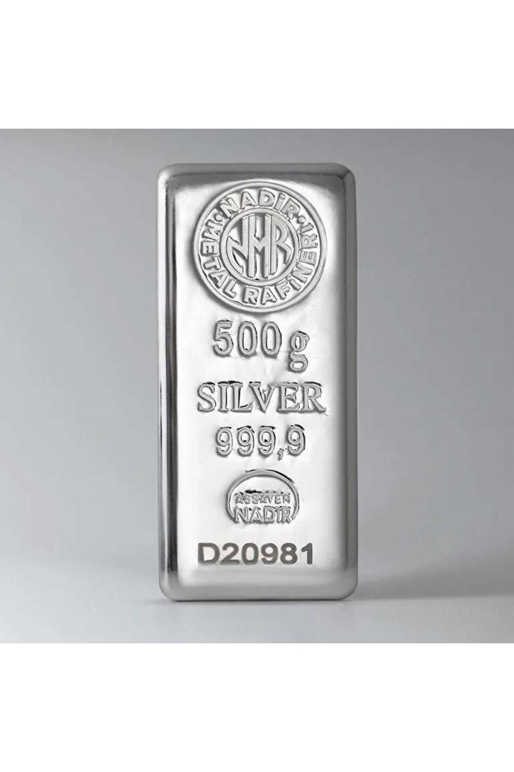 Nadir 500 Gram Külçe Gümüş