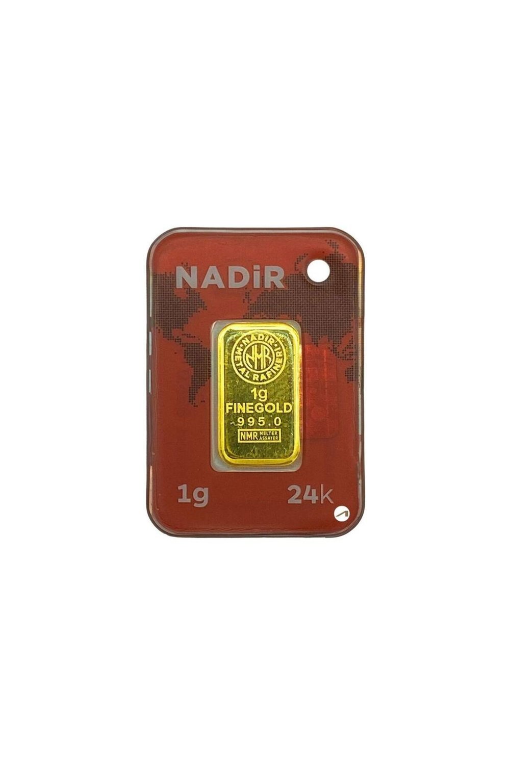 NadirGold 1 Gram Külçe Altın 995 Saflık Sertifikalı – Dikdörtgen
