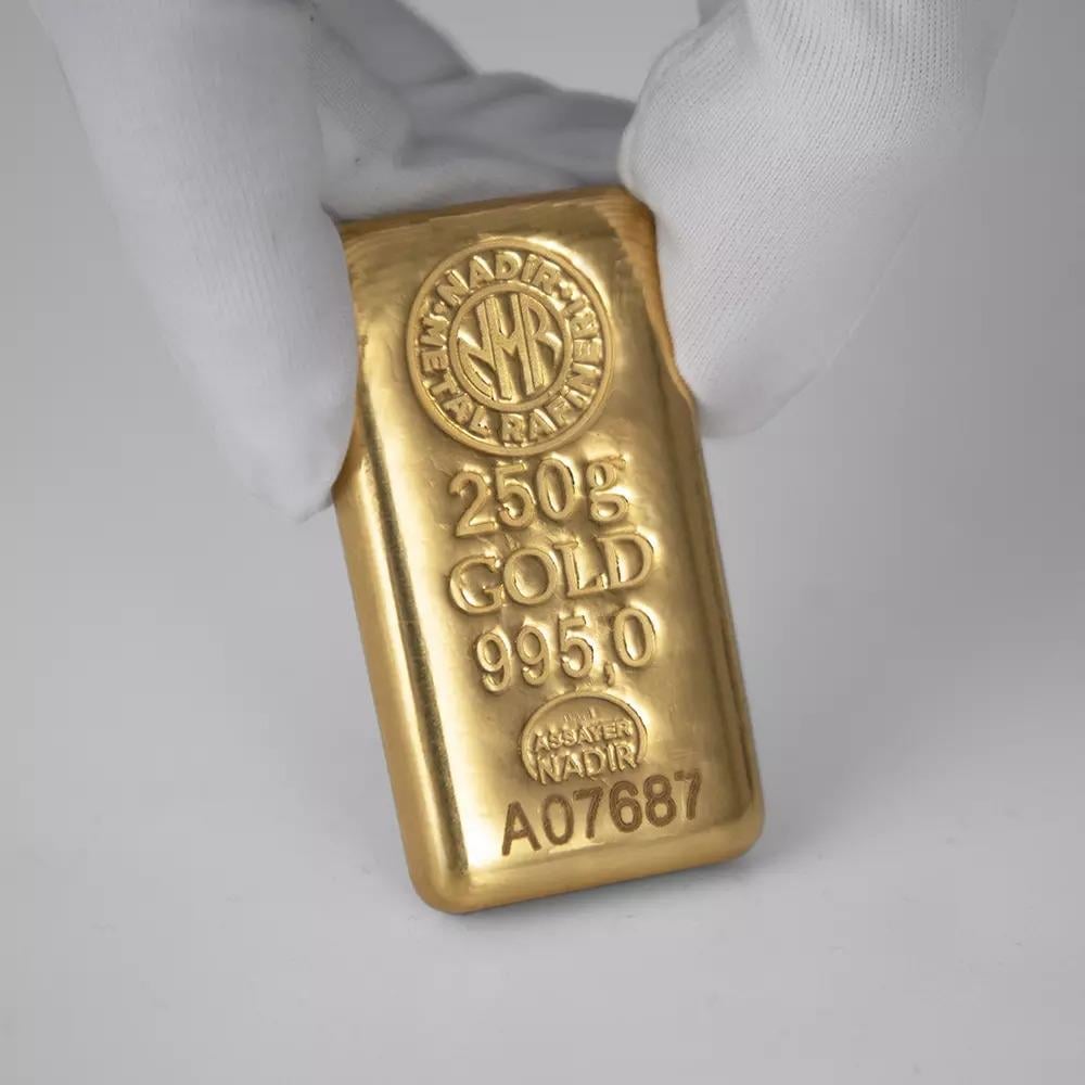 Nadir Gold 24 Ayar 250 Gram Külçe Altın
