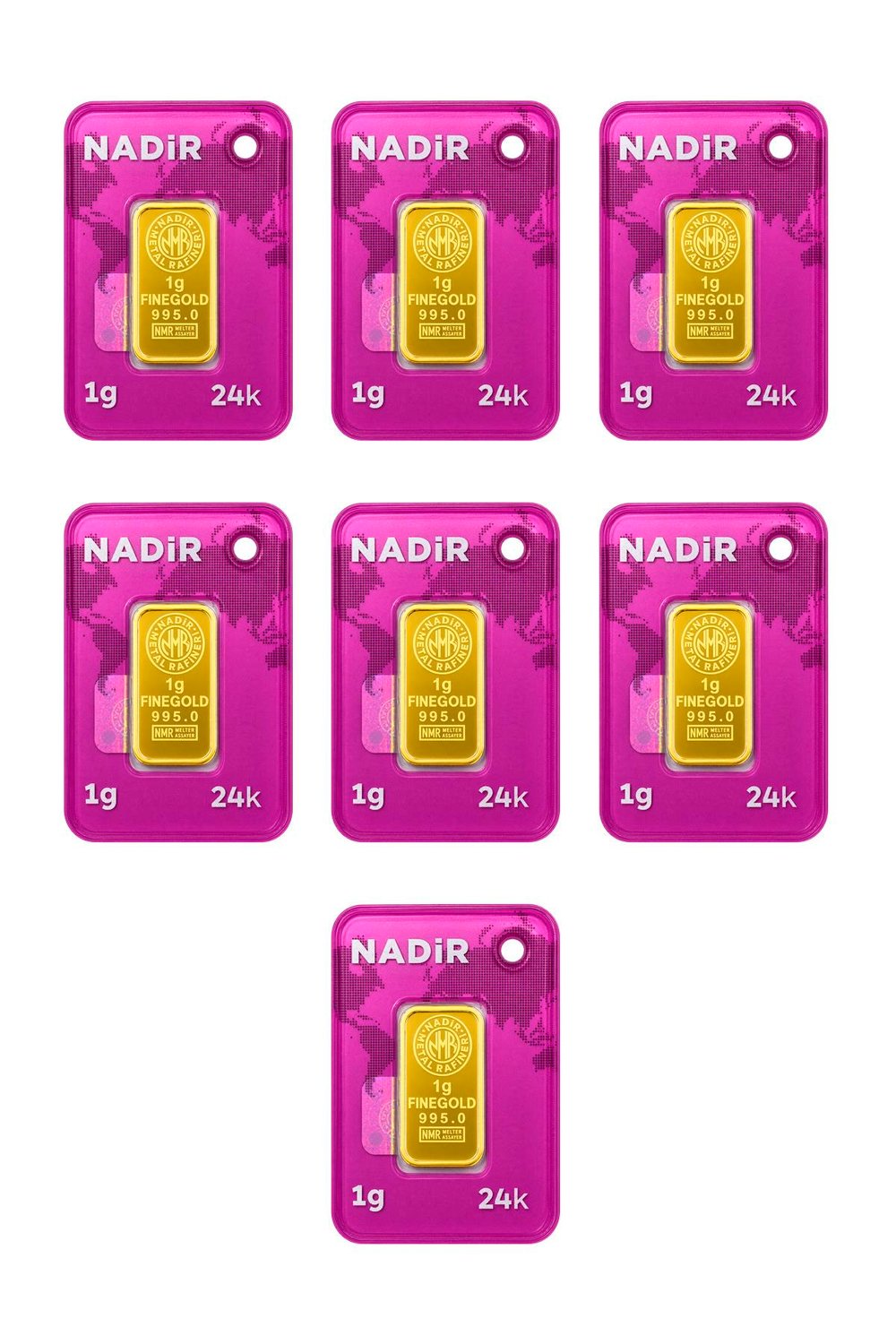 Nadir Gold 24 Ayar 7 Gram Külçe Altın