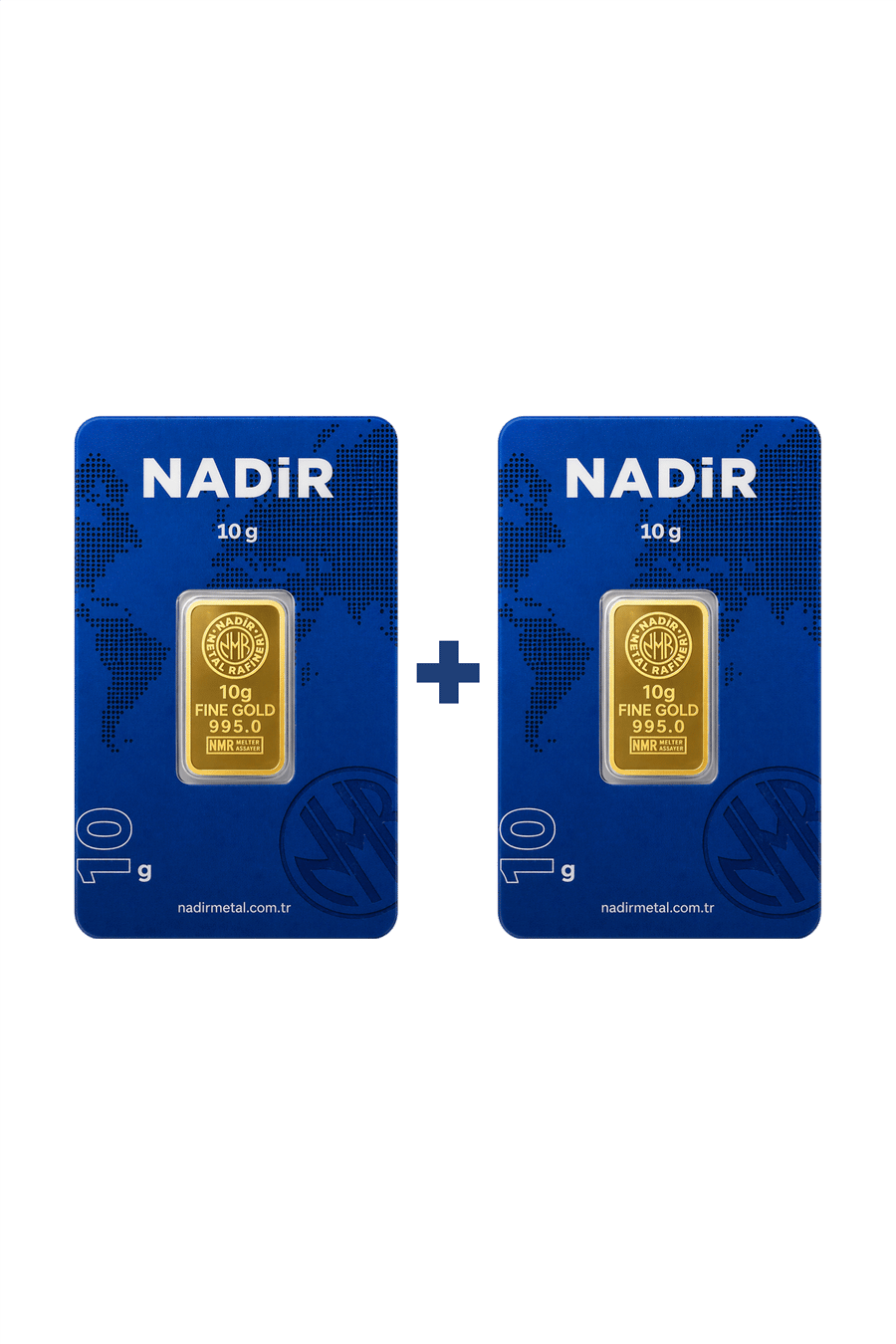 Nadir Gold 24 Ayar 20 Gram Külçe Altın (2 Adet 10 Gram Külçe Altın )