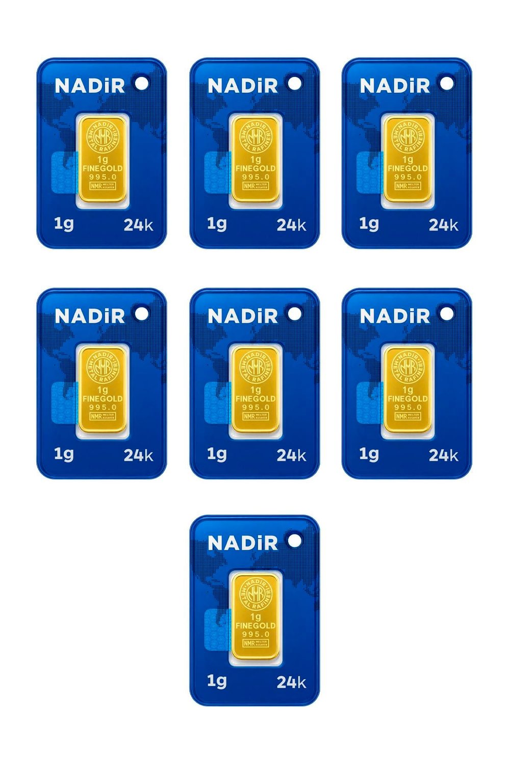 Nadir Gold 24 Ayar 7 Gram Külçe Altın