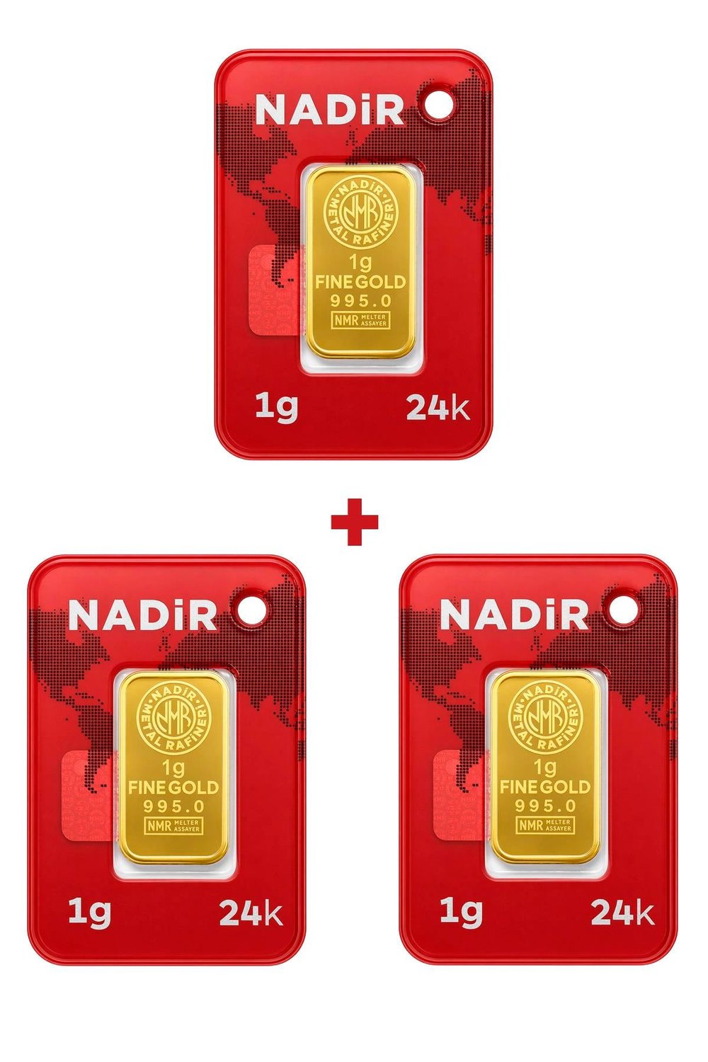 Nadir Gold 24 Ayar 3 Gram Külçe Altın