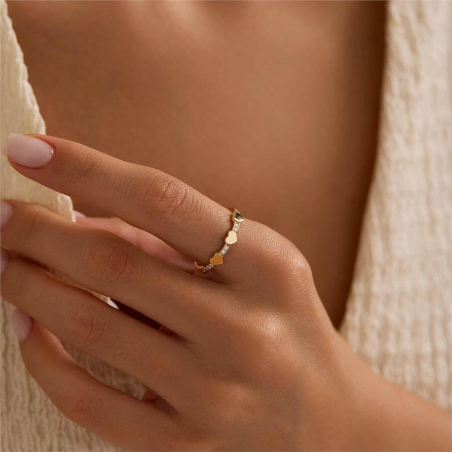 14 Ayar Minimal Yüzük