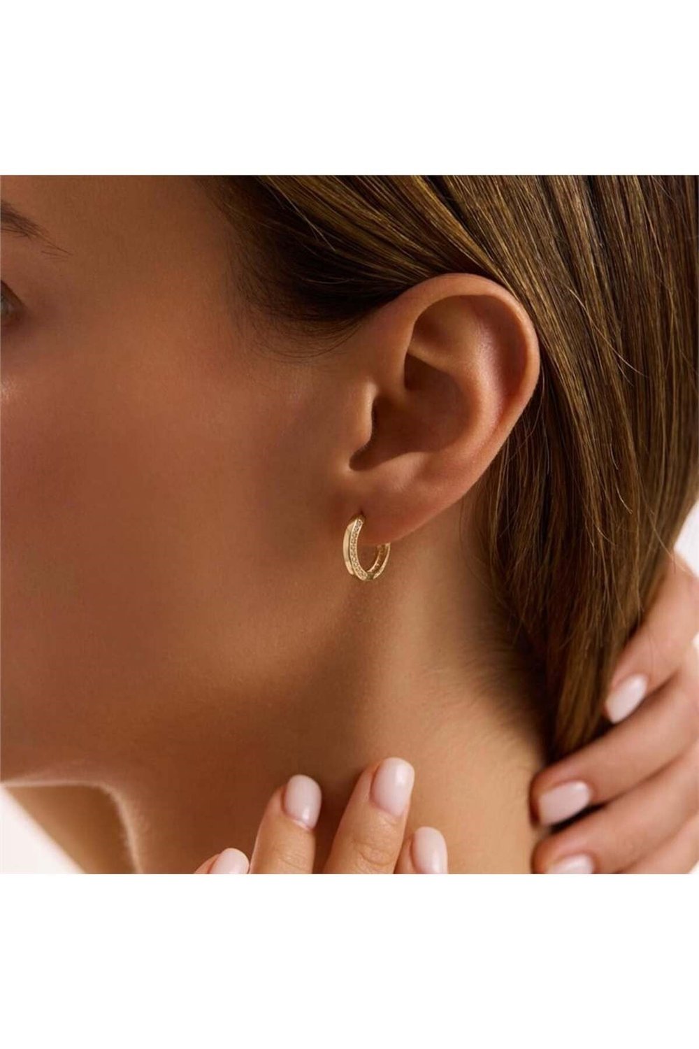 14 Ayar Halka Küpe