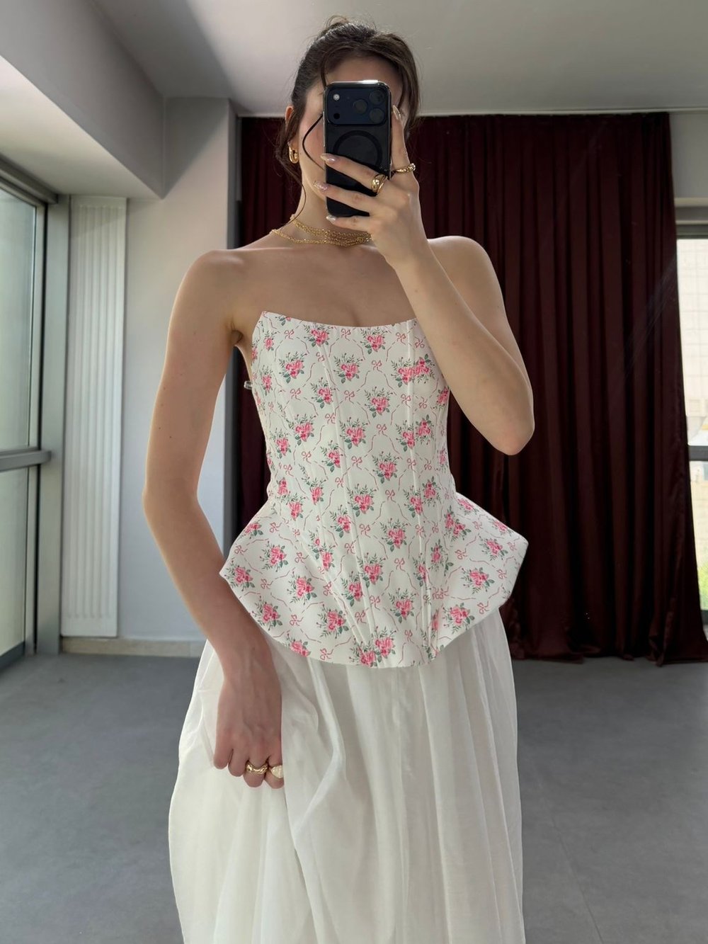 Korsaj Formlu Pinterest Straplez Bluz NVM-20498