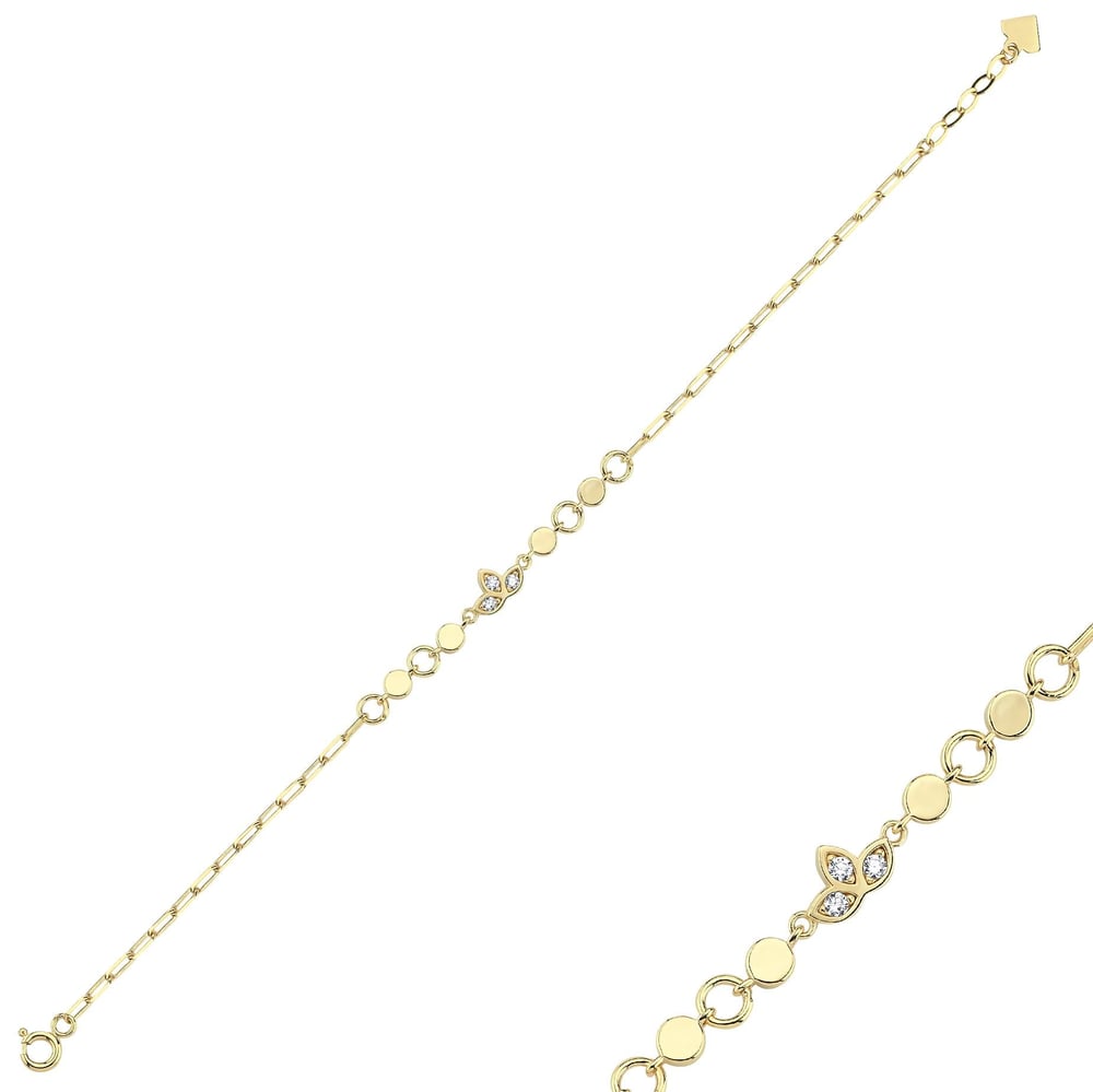 Classy Taşlı Lotus Bileklik