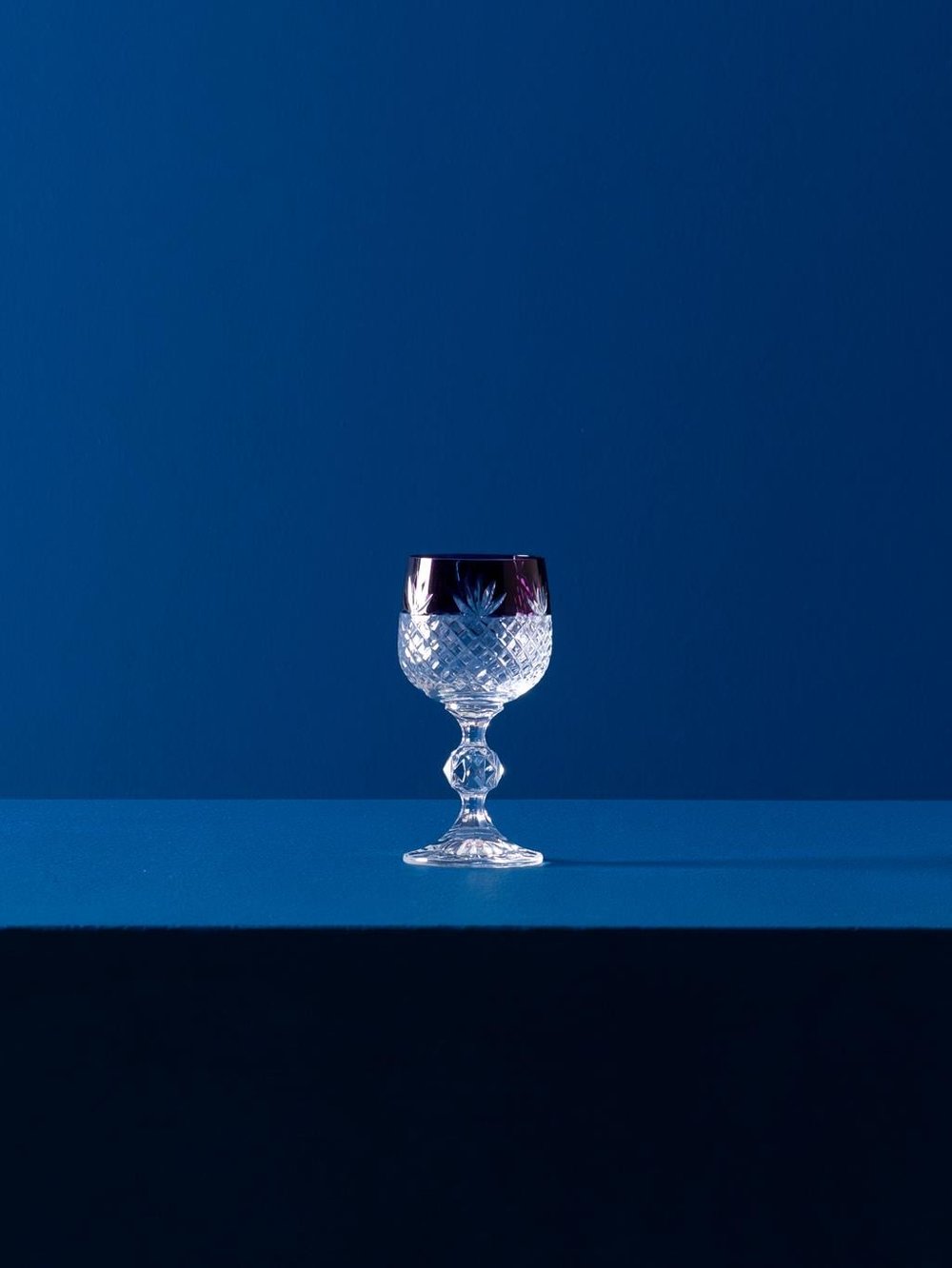 Renkli Kristal Şarap Kadehi Seti – 6lı Yıldız Kesim