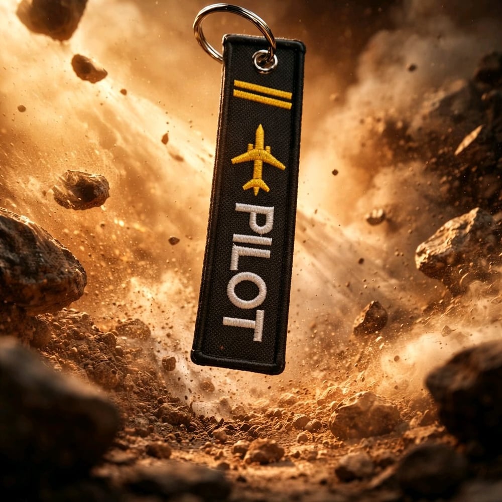 2 Sırma Pilot Yazı İşlemeli Anahtarlık