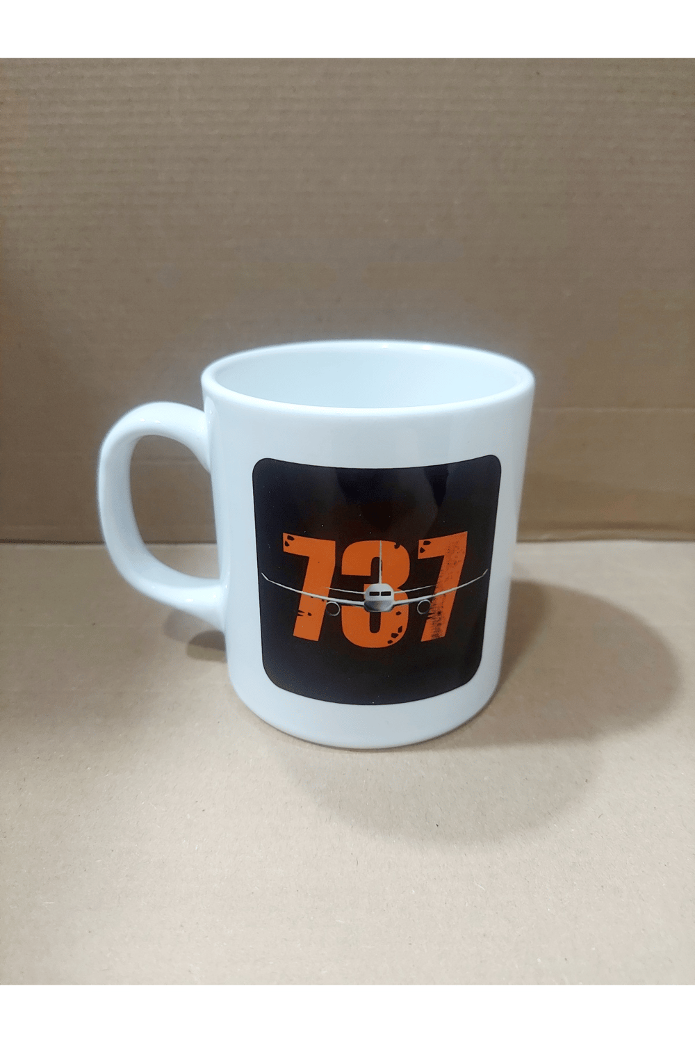 737 Uçak Baskılı Seramik Kupa