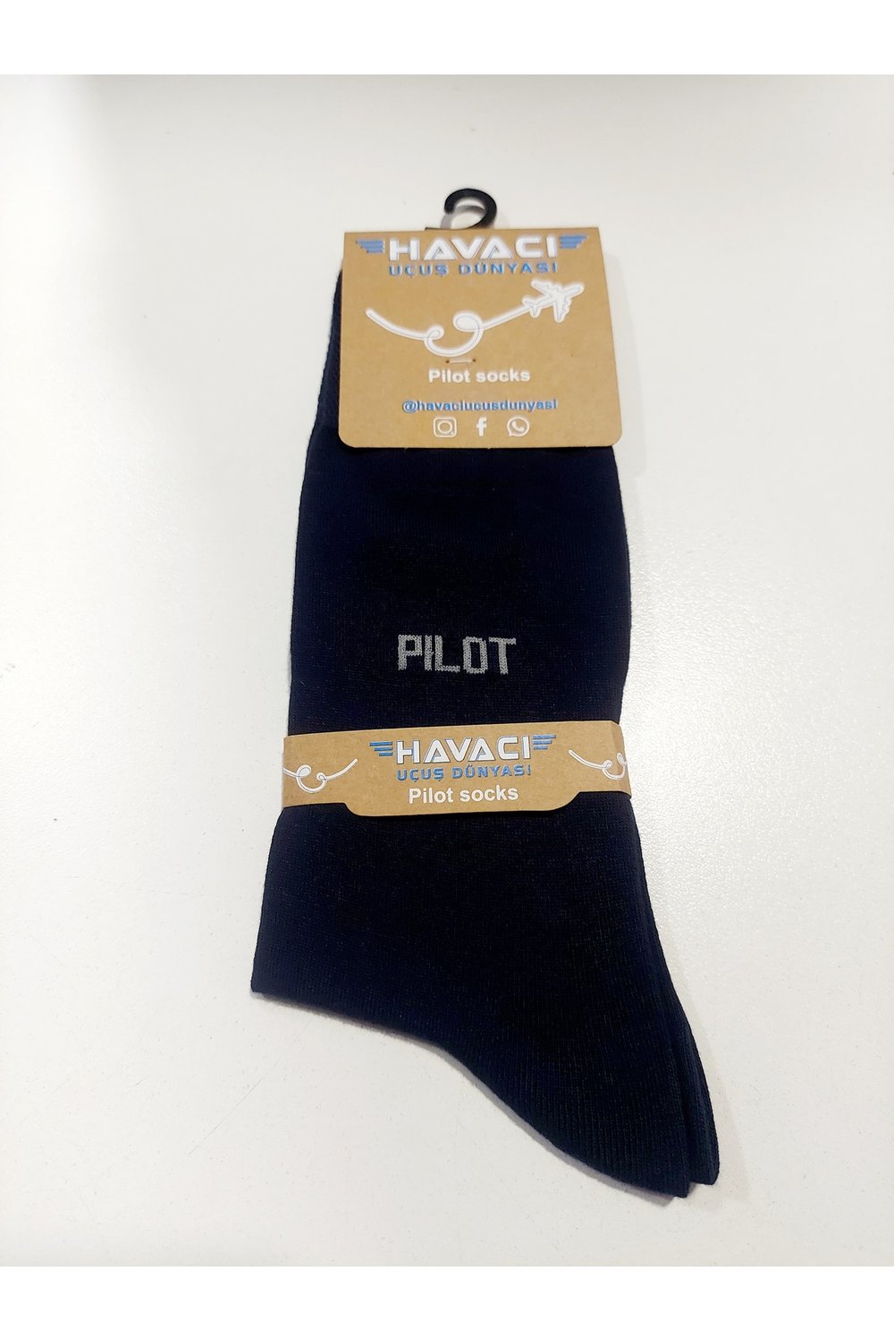 Pilot Nakışlı Bambu Çorap