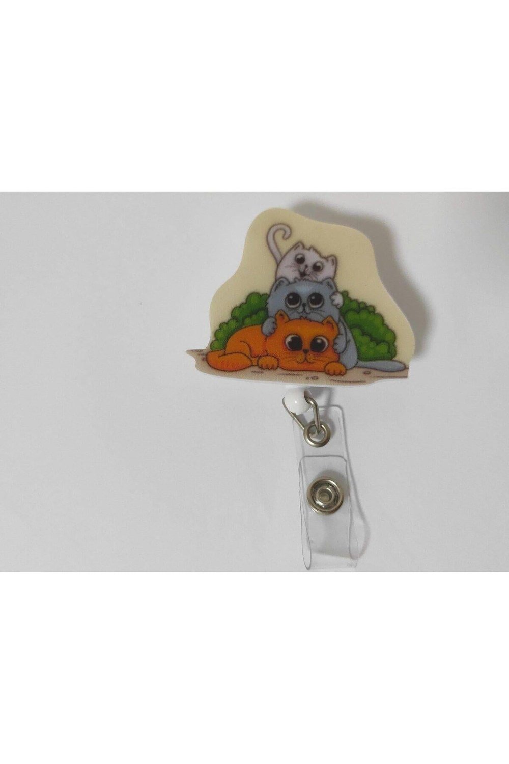 3 Kedi Yoyo Temalı Yoyo Yaka Kartlığı AKS-KED-031-Nur Ortopedi