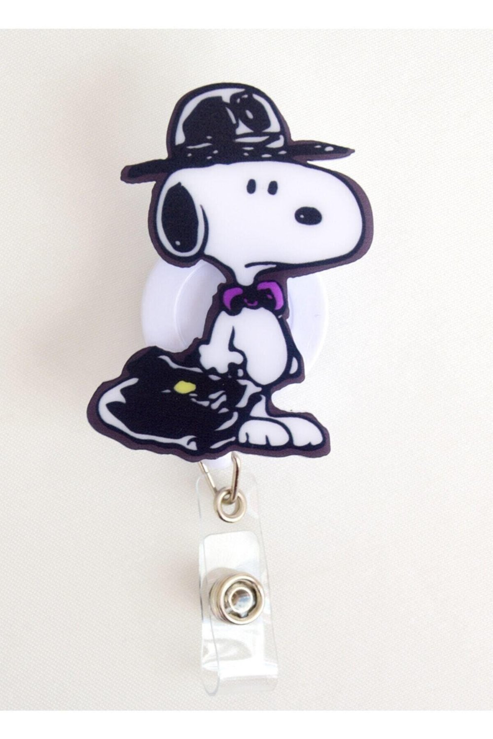 Dedektif Snoopy Temalı Yoyo Yaka Kartlığı-Nur Ortopedi