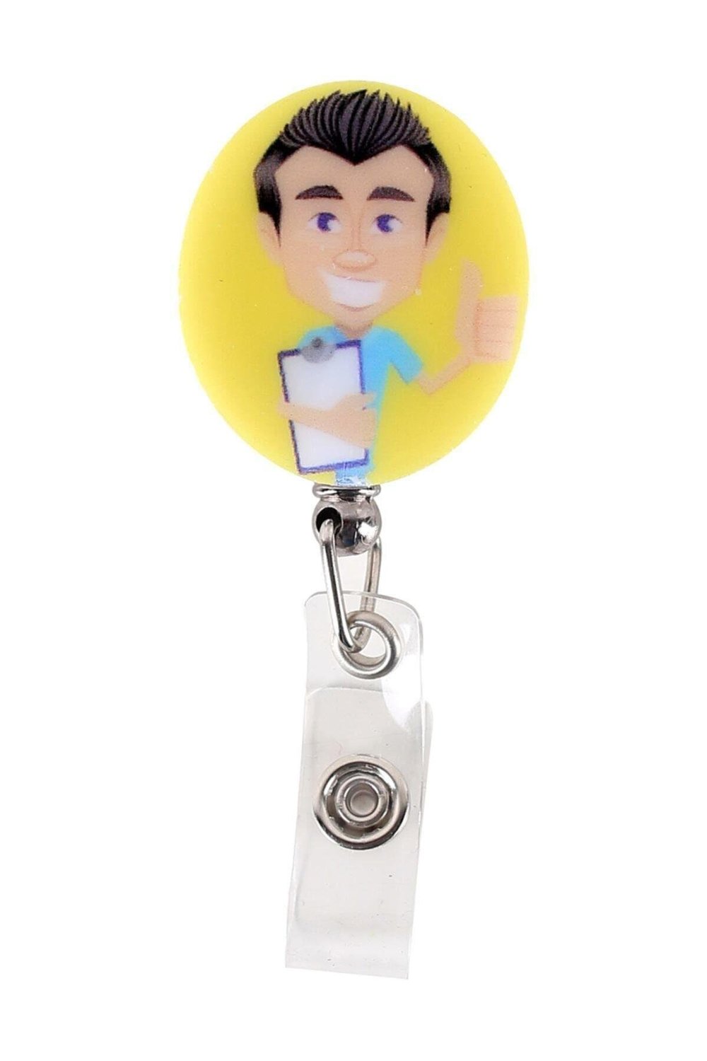 Doktor Hemşir Hasta Bakıcı Temalı Yoyo Yaka Kartı-Nur Ortopedi