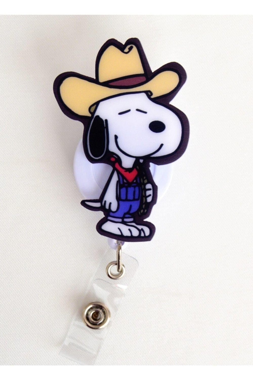 Kovboy Snoopy Temalı Yoyo Yaka Kartlığı-Nur Ortopedi