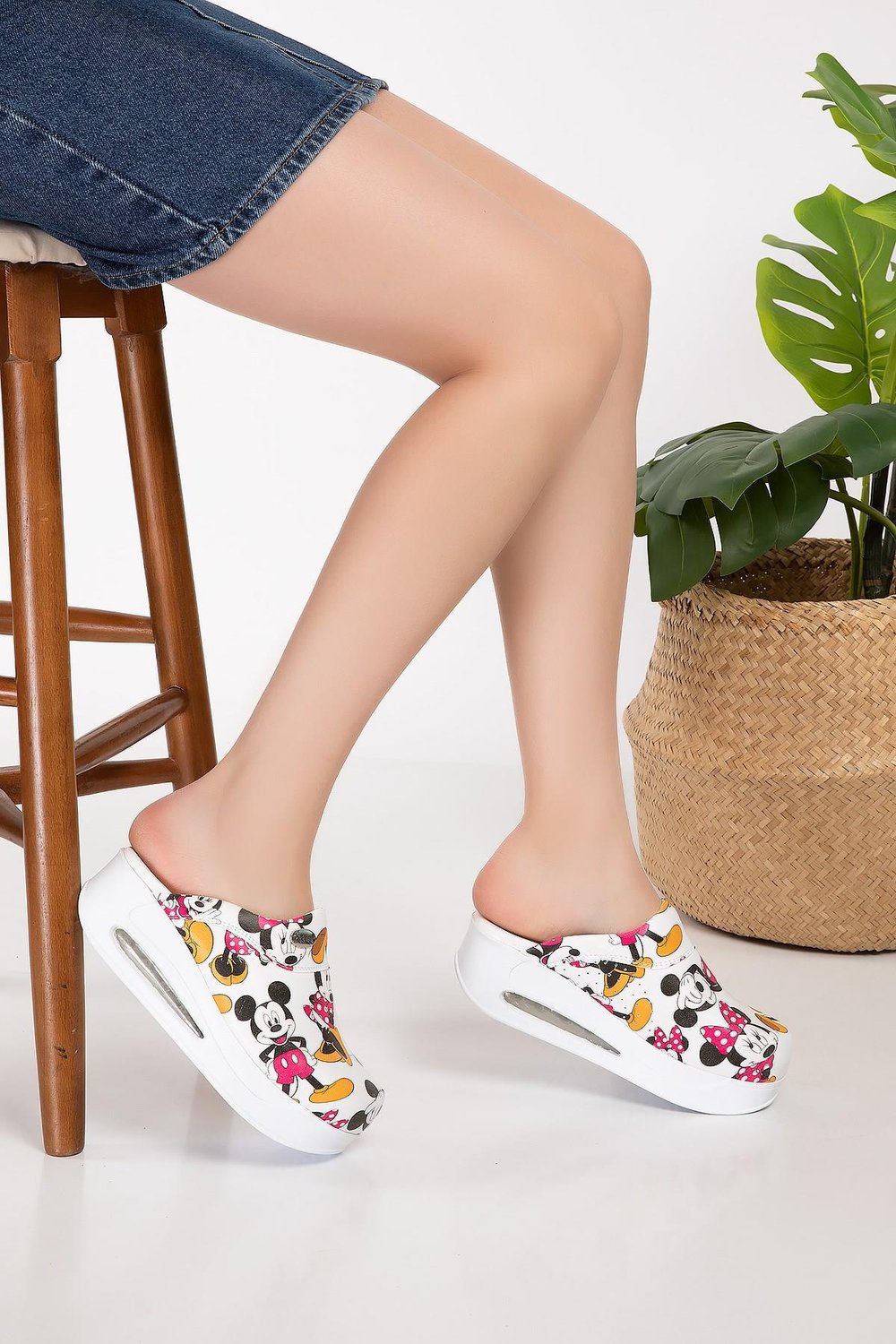 Minnie Mouse Kapalı Airmax Ortopedik Sabo Terlik-Nur Ortopedi