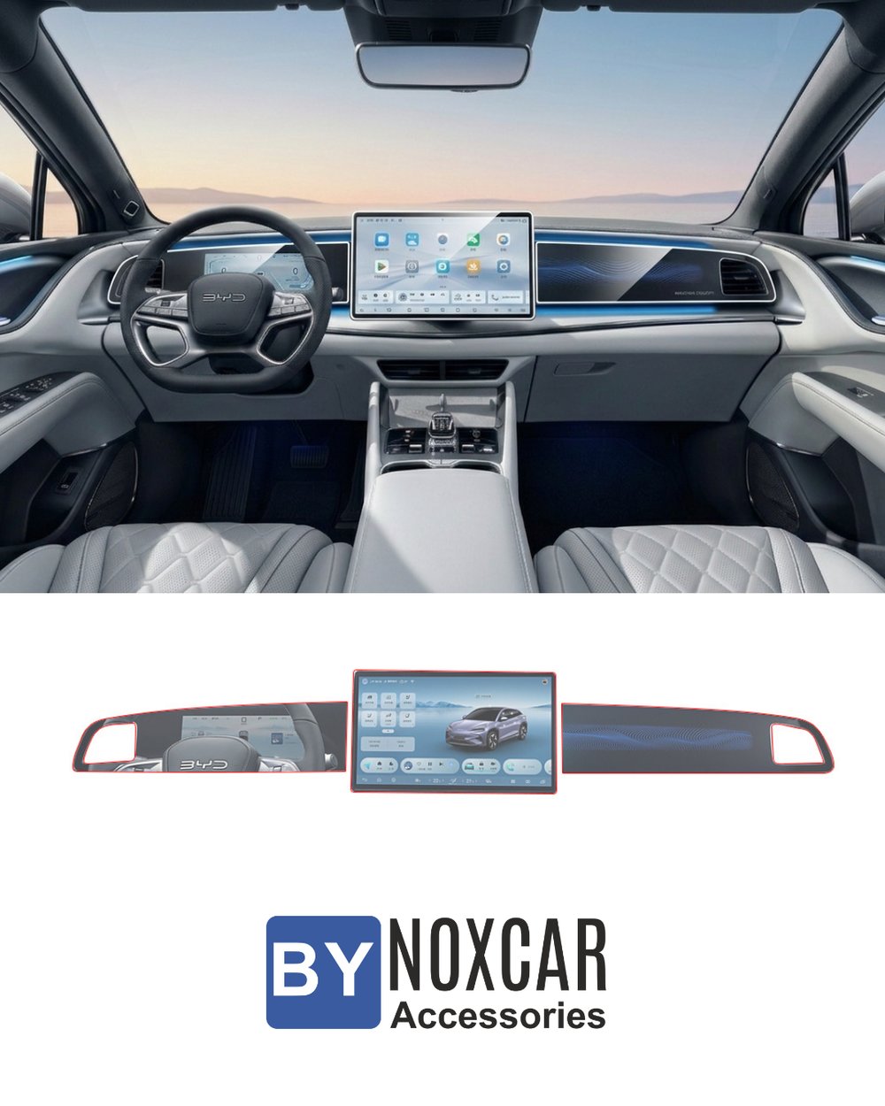 BYD Sealion 7  Panel / Dashboard ve Ekran Koruyucu