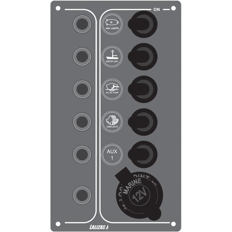 Kontrol Paneli, 5 Sugeçirmez Anahtar Ve Ot. Sigorta, 12V