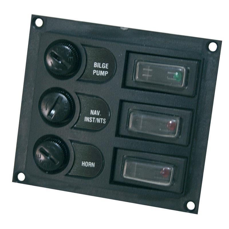 Kontrol Paneli, Anahtar  Sigortalı,  Black