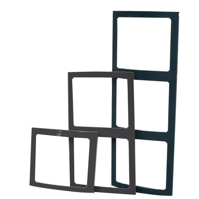 Kontrol Paneli Çerçevesi, Tekli,  L 9.5Cm W 10Cm, Siyah