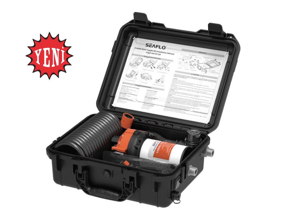 Seaflo Çantalı Yıkama Seti 12 V