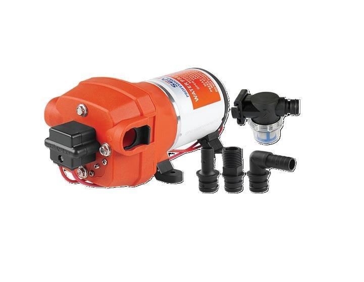 Seaflo Hidrofor Su Pompası 12.50 Lt/Dk 12 V 35 Psi Kızaklı Hortum Bağlantılı