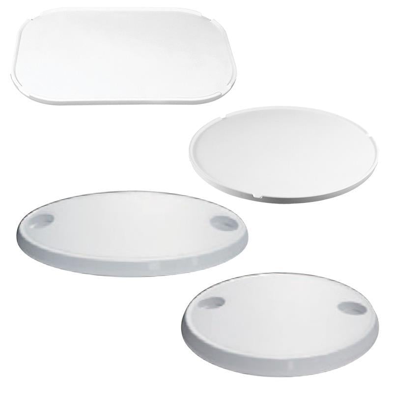Table Top Round w/2 Glassholders, Ø610mm, ASA White