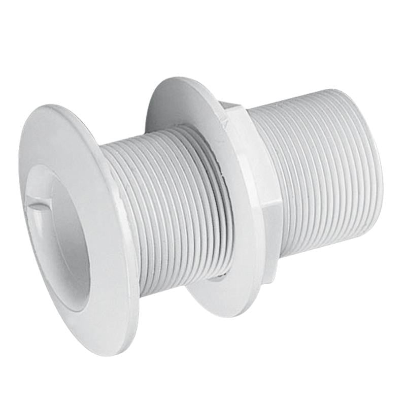 Thru-Hull w/Fl. Flange Threaded, 1