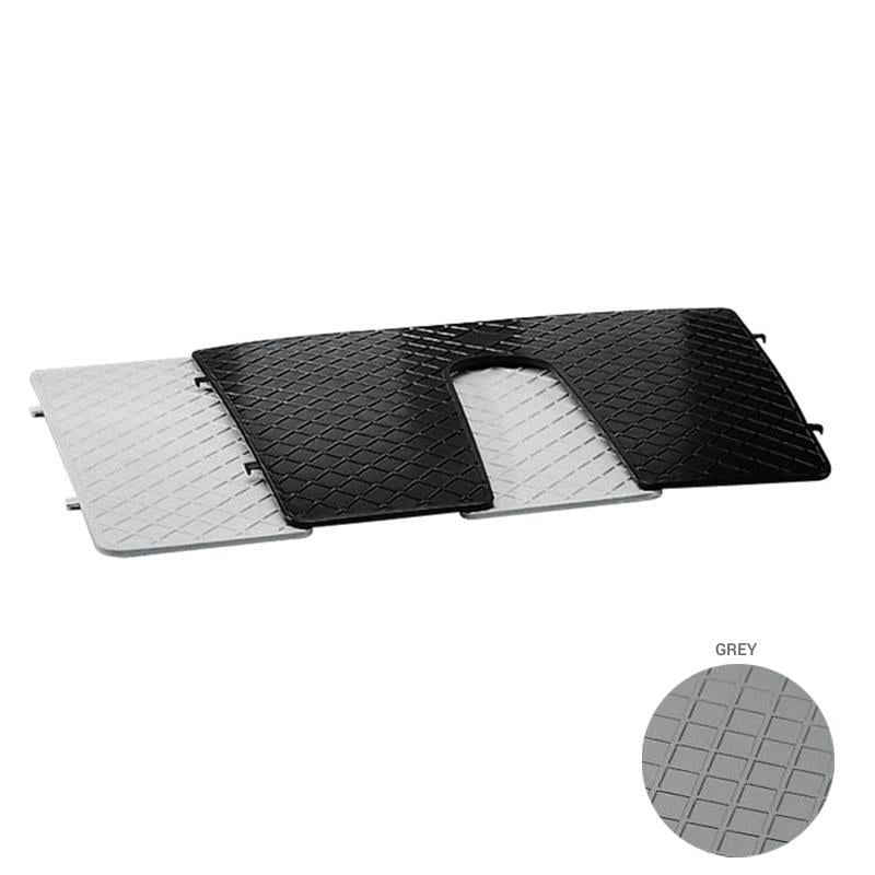 Transom Pad, 450x360mm, w/Cleft, Black