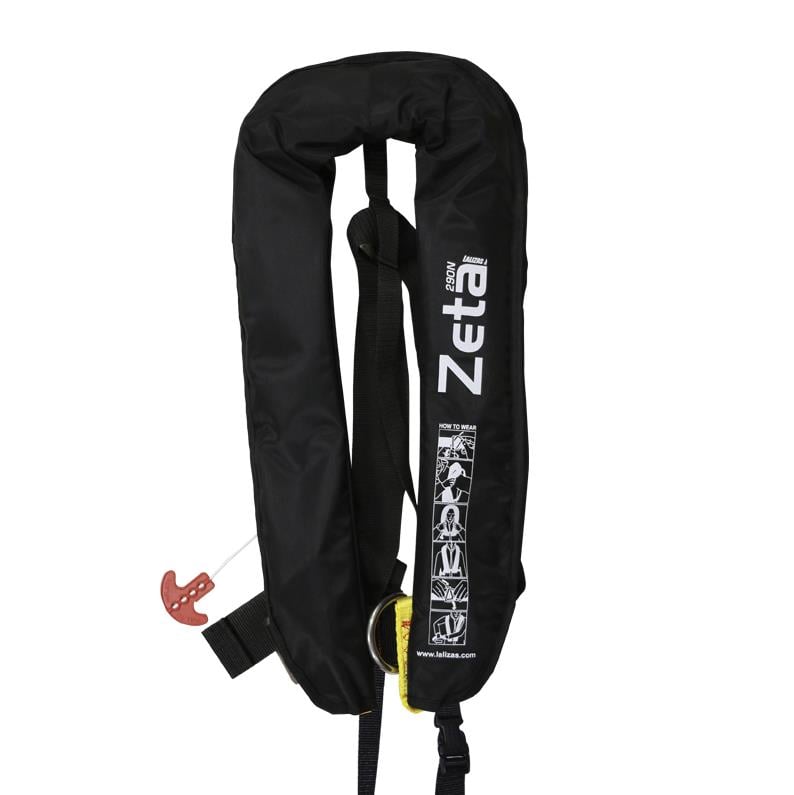ZETA WORK VEST.ÇALIŞMA YELEĞI.OTOMATIK.YETİŞKİN 290N,ISO 12402-2, DAYANIKLI KIRMIZI PVC DIŞ KAP.
