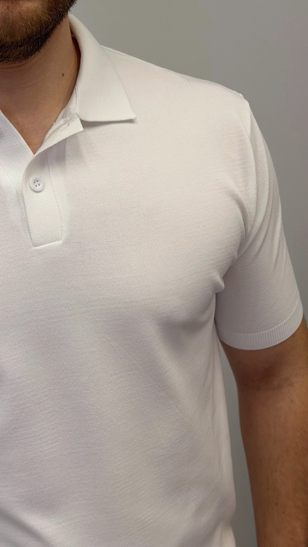 REGULAR POLO YAKA T-SHIRT BEYAZ
