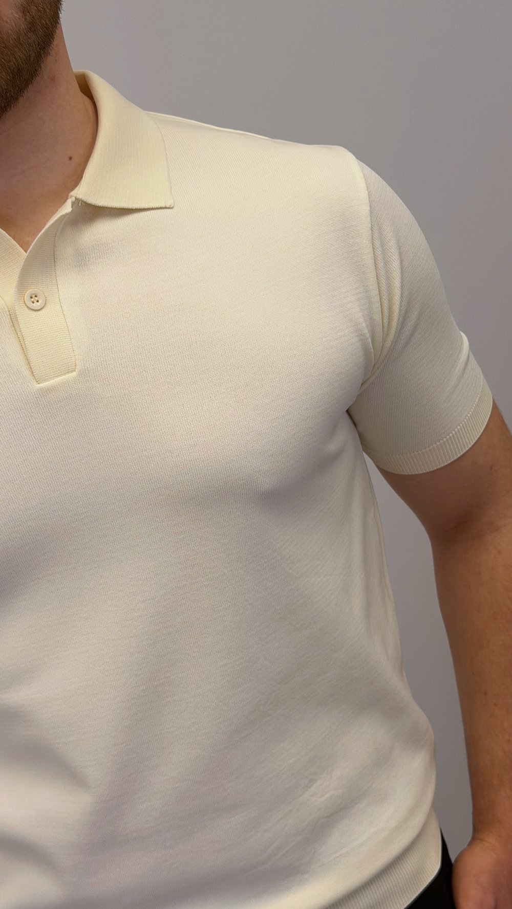 REGULAR POLO YAKA T-SHIRT SARI