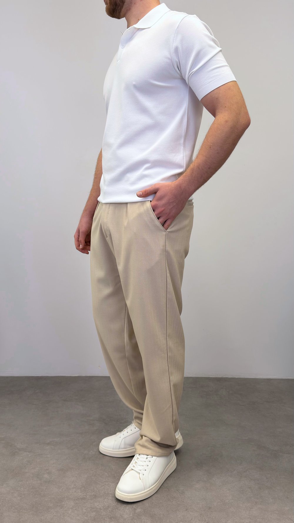 URBAN TWED BAGGY PANTOLON BEJ