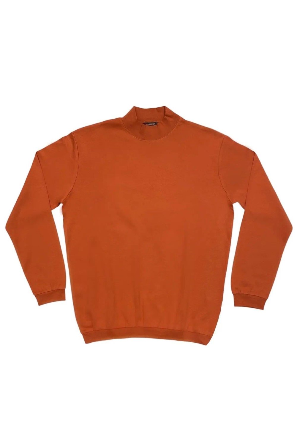Erkek 30/1 Penye İnterlok Kumaş Esnek Regular Fit Yarım Balıkçı Yaka Sweatshirt